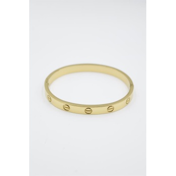 CRT Model Taşsız Bilezik - Altın