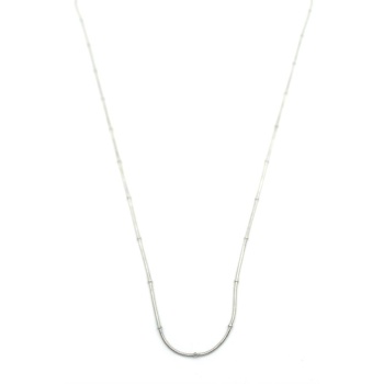 Toplu Yılan Zincir - 60cm - Gümüş