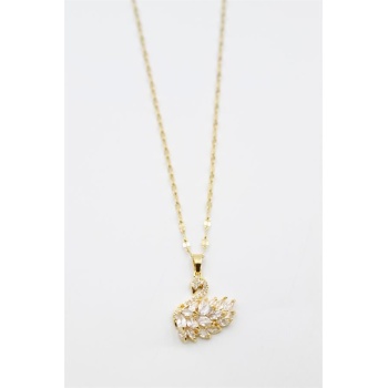 Kuğu Kolye - Altın