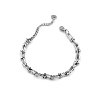 Tf Zincir Bileklik - Gümüş