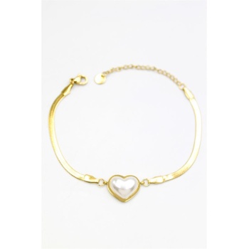 Kalp Bileklik - Altın