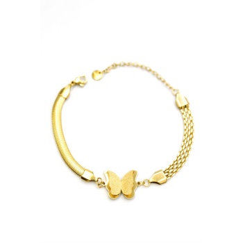 Kelebek Bileklik - Altın