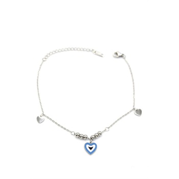 Kalp Halhal - Gümüş