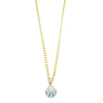 Deniz Kabuğu Kolye - Altın