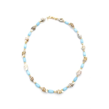 Deniz Kabuğu Kolye - Turkuaz