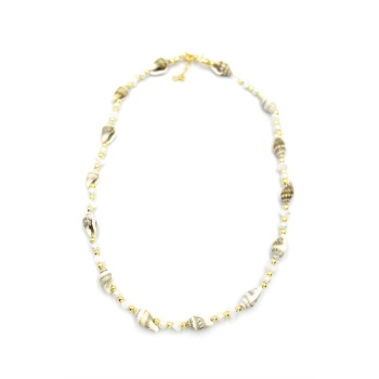 Deniz Kabuğu Kolye - Beyaz