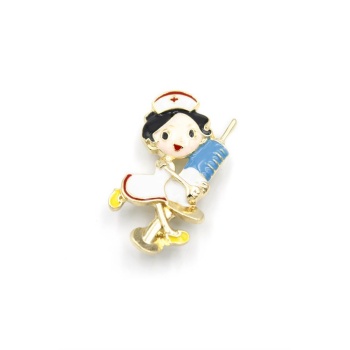 Hemşire Broş - Beyaz