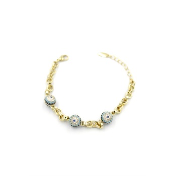 Nazarlı Xuping Vip Bileklik - 14K Altın