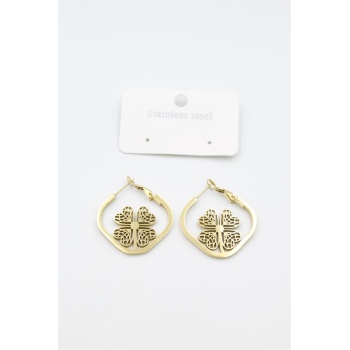 Çiçek Küpe - Altın