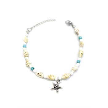 Deniz Kabuğu Halhal - Turkuaz