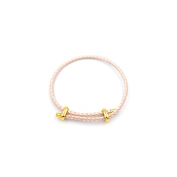 İp Bileklik - Açık Pembe