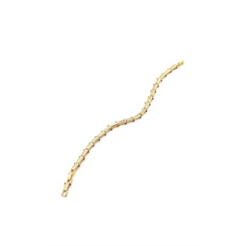 Taşlı VİP Bileklik - Altın