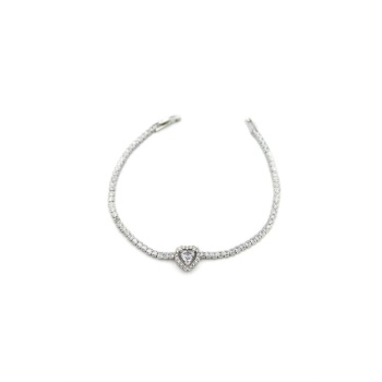 Kalpli Su Yolu Bileklik - Gümüş