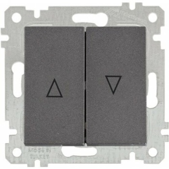 RİTA FÜME JALUZİ ANAHTARI (VİDALI) ÇERÇEVESİZDİR