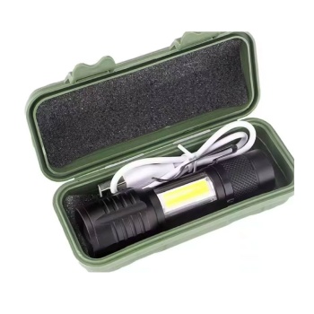 Taktik El Feneri Usb Şarj Edilebilir Kamp Feneri Cob Zumlanabilir Mini Taşınabilir El Feneri Ws-5454