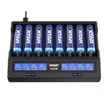 VC8 Sekizli Li-ion / NI-CD / NI-MH Pil Şarj Cihazı