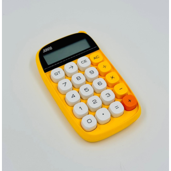 ZR734 Jn-660 Junno Sarı Hesap Makinesi