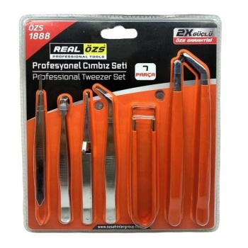 Ennalbur Real Özs 1888 Profesyonel Cımbız Seti 7 Parça