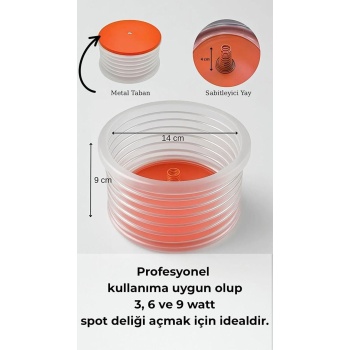 Ennalbur 14 cm Körüklü Toz Tutucu Vantuzlu