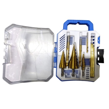Çantalı 7 Parça Kademeli - Freze Matkap Ucu Seti