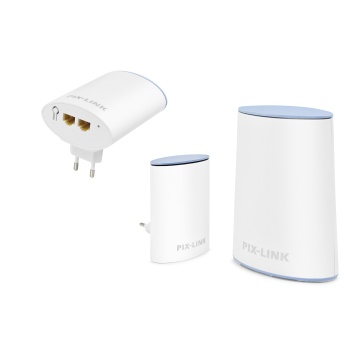 Mesh Wifi Sistemi Ac1200 Dual Band 3’Lü Set - Beyaz LV-WMS01