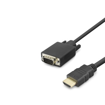 Hdmi To Vga Görüntü Kablosu 1080P 1.8 M - Siyah HDX7872