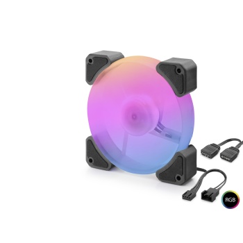 Kasa Fanı Argb 12 Cm - Siyah ND2661