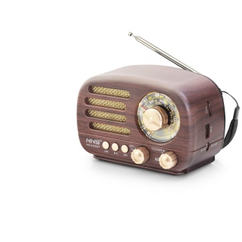 Bluetooth Nostaljik Hoparlör Fm 14.3 X 8 X 9.4 Cm NS8100BT