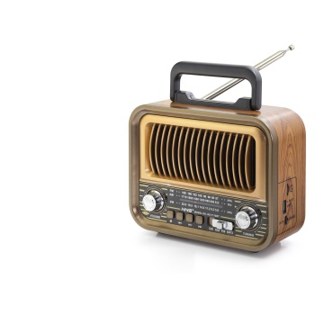 Bluetooth Nostaljik Hoparlör Fm 20 X 10.2 X 14.5 Cm NS7110BT