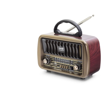 Bluetooth Nostaljik Hoparlör Fm 21.3 X 8.9 X 14.6 Cm NS8067BT