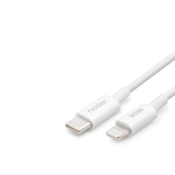 Type-C Lightning Şarj Ve Data Kablosu 20W 1 M - Beyaz ND1151