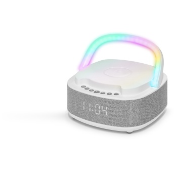 Mini Bluetooth Hoparlör Fm Rgb - Beyaz S301