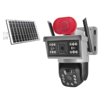 Solar 4G Ip Kamera 2 × 3 Mp Lens V380 Siyah YT-15G