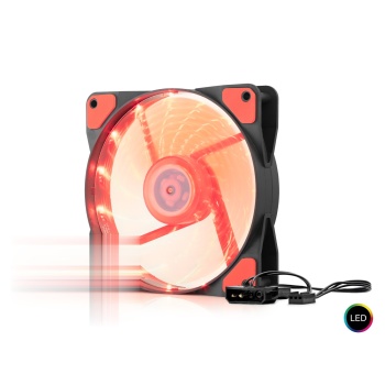 Kasa Fanı Led 12 Cm - Siyah HDX1520