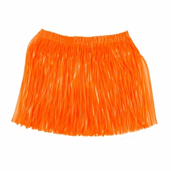Neon Turuncu Hawaii Parti Eteği 40 cm