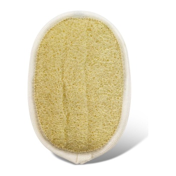 Oval Banyo Kesesi %100 Doğal Kabak Lifi Peeling Etkili Çift Taraflı Yüz ve Vücut 12 Adet