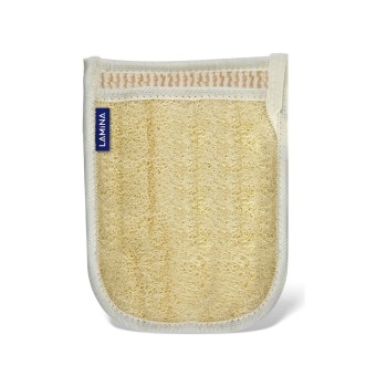 Tarafli Doğal Kabak Loofah Eldiveni 12 Adet