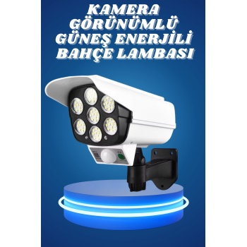Bahçe Aydınlatması Hareket Sensörlü Led Aydınlatma Kamera Görünümlü