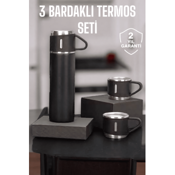 500 ml Kapasiteli Taşınabilir Basınçlı Termos Seti Günlük Kullanım için İdeal