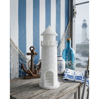 Deniz Temalı 3D Deniz Feneri Dekoratif Obje Ev Aksesuarı