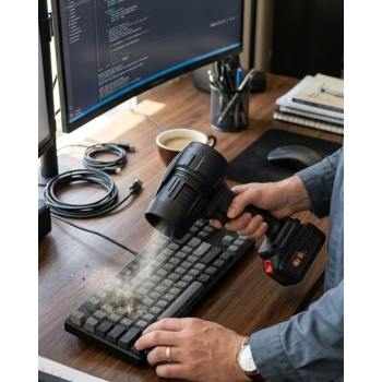 Şarjlı Hava Üfleyici Güçlü Motorlu Çok Amaçlı Temizlik Makinesi