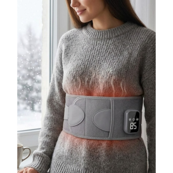 3 Kademe Isıtmalı ve Titreşimli Bel Destek Kemeri Ergonomik Tasarım