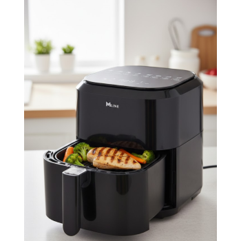 Dokunmatik Kontrollü 4L Yağsız Sıcak Hava Fritözü 1360W