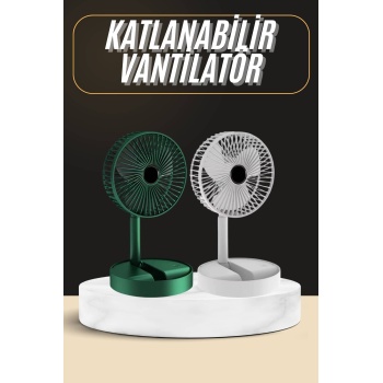 Katlanabilir Usb Şarjlı Masaüstü Soğutucu Mini Fan Telefon Tutucu