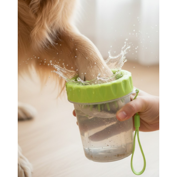 Köpek Pati Temizleyici Yıkama Kabı Halı ve Zemin Koruyucu