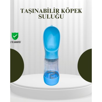 Gıda Sınıfı Malzemeli Evcil Hayvan Su Şişesi BPA İçermez Tek Tuş Kontrol