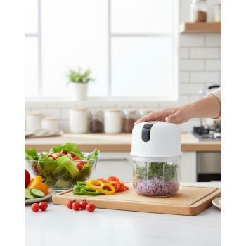 Mini Mutfak Robotu Sarımsak ve Sebze Doğrayıcı