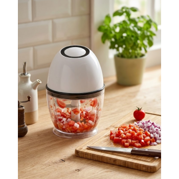 Mini Elektrikli Doğrayıcı 450 ML Şarjlı Sebze Doğrama Makinesi