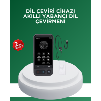 139 Dil Destekli Taşınabilir Sesli Çevirmen Cihazı