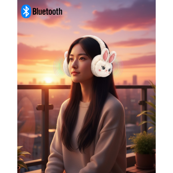 Peluş Kablosuz Bluetooth Kulaklık Çocuk ve Genç Kullanıma Uygun